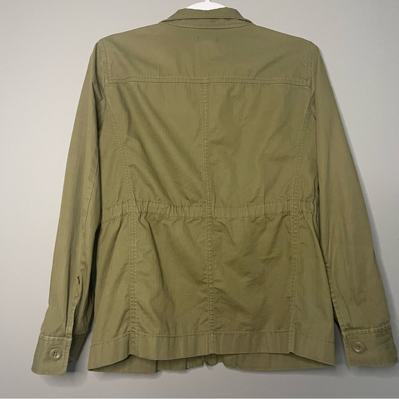 JCREW Utility Jacket Olive Green NWOT size small - Picture 2 of 4